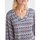 Vêtements Femme T-shirts & Polos Daxon by  - Tunique manches 3/4 pagode Multicolore