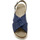 Chaussures Femme Sandales et Nu-pieds Pediconfort Sandales extensibles doublure cuir Bleu