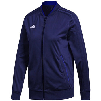 Vêtements Vestes de survêtement adidas Originals Veste Football FEMME  CON18 ES JKT W Bleu