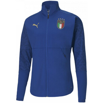 Vêtements Vestes de survêtement Puma Football   ITALIE STADIUM Bleu