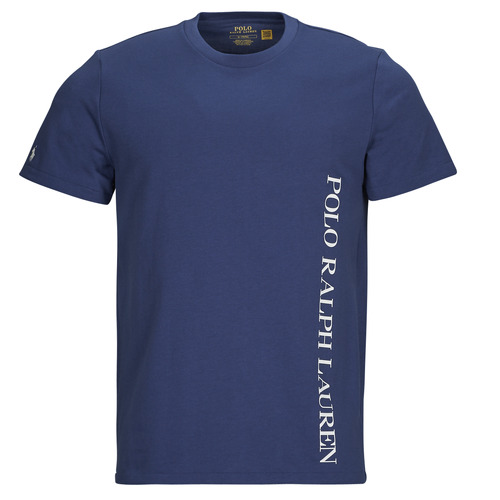 Vêtements Homme T-shirts manches courtes embroidered-logo cotton T-shirt 003 BLUE S/S CREW SLEEP TOP Bleu