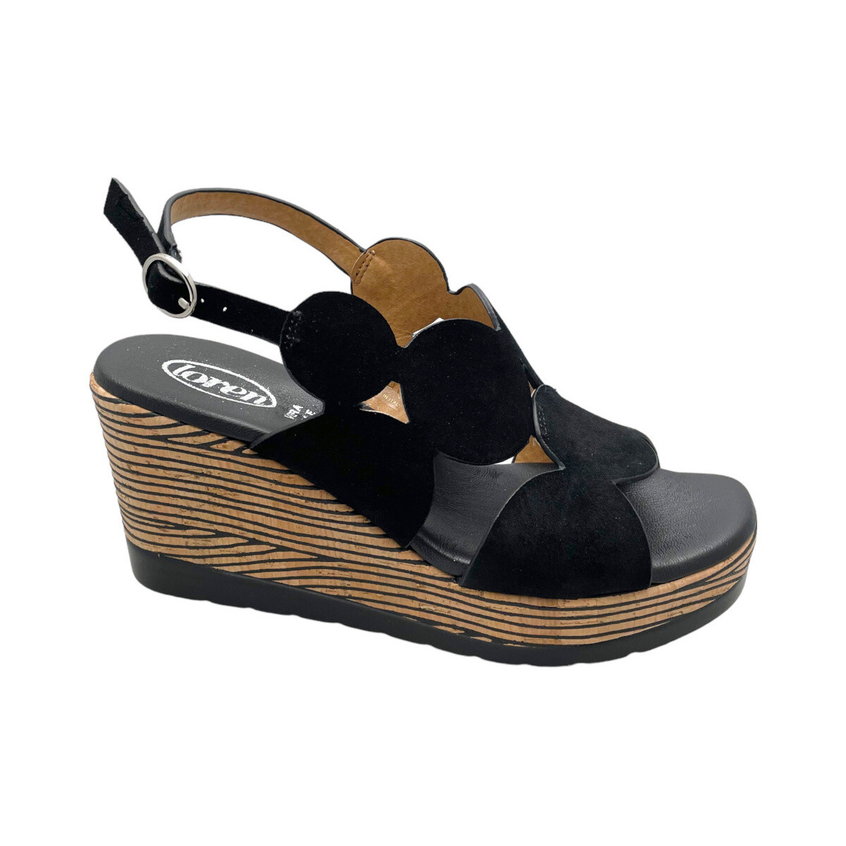 Chaussures Femme Sandales et Nu-pieds Calzaturificio Loren LON0489ne Noir