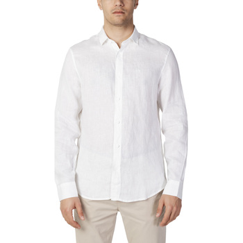 Vêtements Homme Chemises manches longues EAX 8NZC50 ZNCFZ Blanc