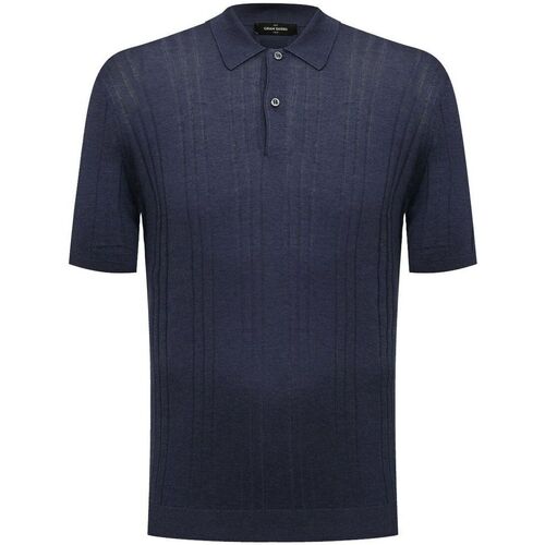 Vêtements Homme T-shirts Scotland & Polos Gran Sasso  Bleu