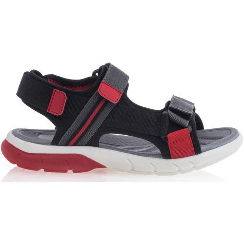 Chaussures Garçon side logo-pritn sneakers Off Road Sandales / nu-pieds Garcon Noir Noir