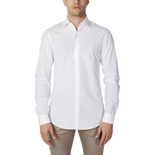 Vêtements Homme Chemises manches longues Calvin Klein cargo JEANS K10K103025 Blanc