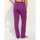 Vêtements Femme Pantalons La Fiancee Du Mekong Pantalon léger uni VIJAY Violet