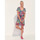 Vêtements Femme Robes courtes Tour de poitrine Robe droite imprimée ceinturée Ecovero TERESA Rouge