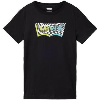 Vêtements Garçon T-shirts Futura manches courtes Levi's  Noir