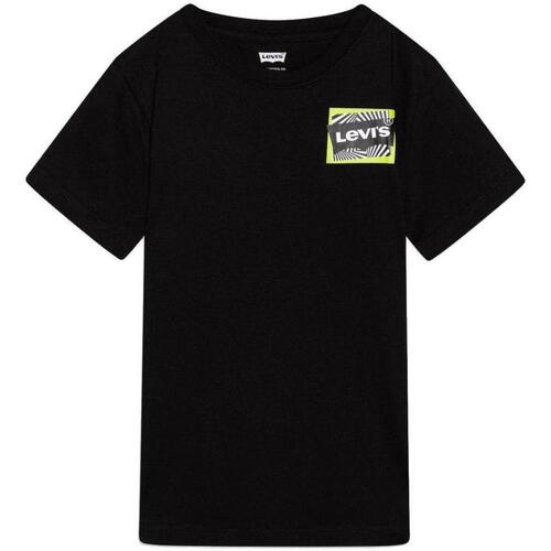 Vêtements Garçon T-shirts Futura manches courtes Levi's  Noir