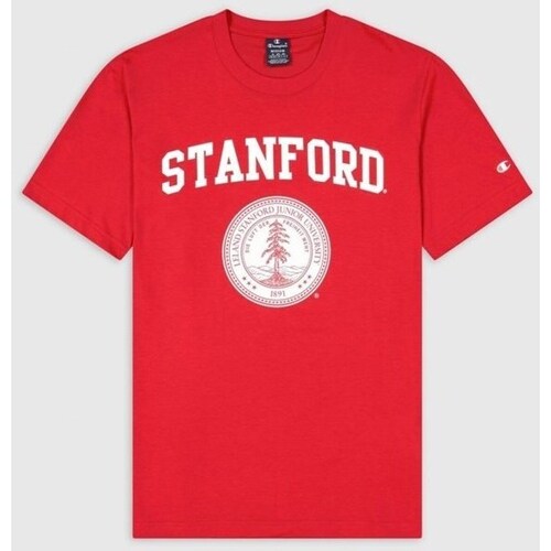 Vêtements Homme T-shirts manches courtes Champion Stanford University Rouge