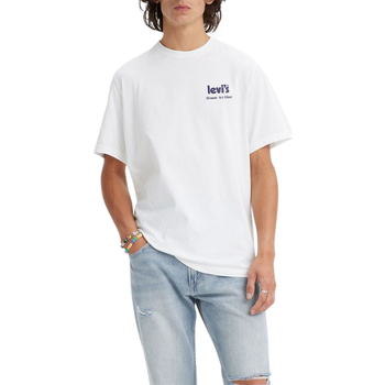 Vêtements Homme T-shirts & Polos Levi's T-shirt coton col rond Blanc