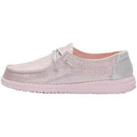 Chaussures Fille Mocassins Dude  Rose
