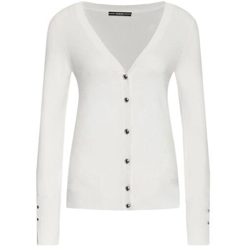 Vêtements Femme Gilets / Cardigans FL5HNS Guess  Blanc