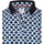 Vêtements Homme T-shirts & Polos R2 Amsterdam Dobby Knitted Polo Impression Bleu Bleu
