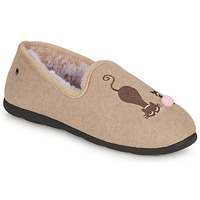 Chaussures Femme Chaussons Isotoner 97352 Beige