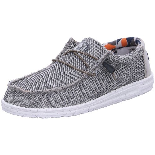 Slippers Homme Mocassins Hey Dude Shoes  Gris