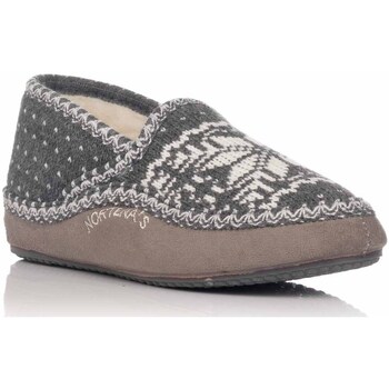 Chaussures Femme Chaussons Norteñas 62-661 Gris