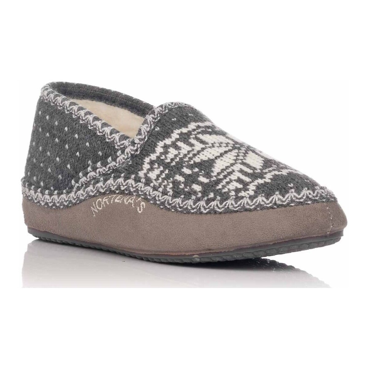 Chaussures Femme Chaussons Norteñas 62-661 Gris