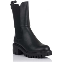 Chaussures Femme Boots Top 3 Shoes flatform 21784 Noir