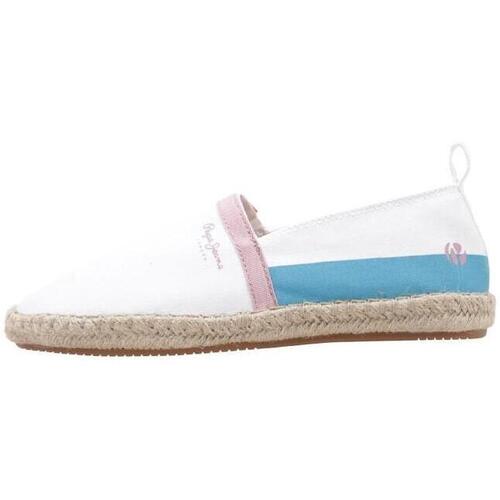 Chaussures Fille Espadrilles Pepe jeans TOURIST CAMP GIRL Blanc