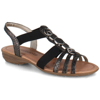 Chaussures Femme Sandales et Nu-pieds Remonte r3654-01 Noir