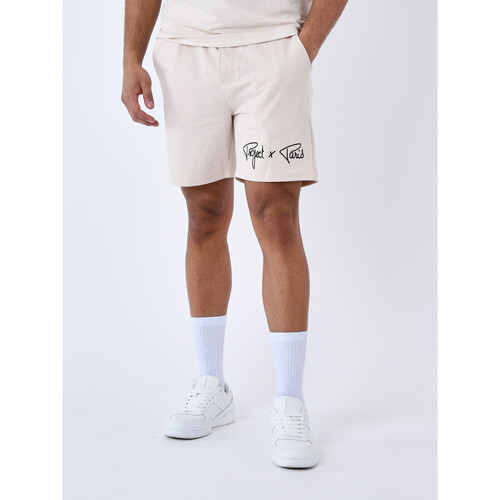 Vêtements Homme Shorts / Bermudas Cotton Piquet Bandana Shirt Short 2340014 Blanc