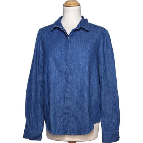Vêtements Femme Chemises / Chemisiers Zara chemise  38 - T2 - M Bleu Bleu
