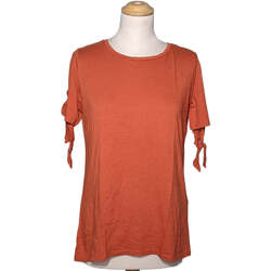 Vêtements Femme pour leur donner une seconde vie tout en finançant vos prochains achats mode Pimkie Top Manches Courtes  38 - T2 - M Orange