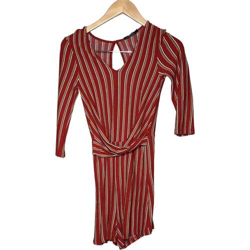 Vêtements Femme Serviettes de plage Bershka combi-short  34 - T0 - XS Rouge Rouge
