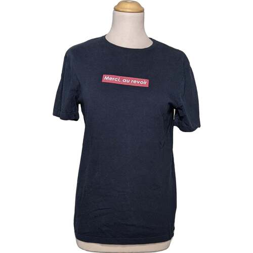 Vêtements Femme x Wood Wood Steffi T-Shirt 688376 A296 Bizzbee top manches courtes  36 - T1 - S Bleu Bleu
