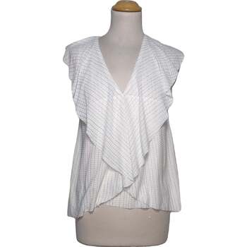 Vêtements Femme Tri par pertinence Mango débardeur  36 - T1 - S Blanc Blanc