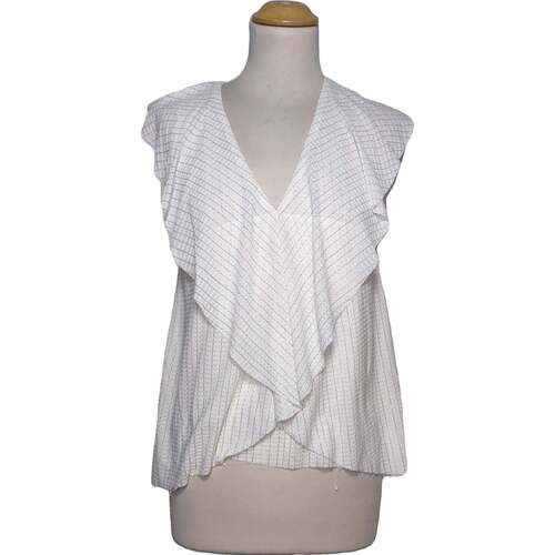 Vêtements Femme Tri par pertinence Mango débardeur  36 - T1 - S Blanc Blanc