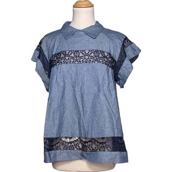 Vêtements Femme La Maison De Le Ange top manches courtes  36 - T1 - S Bleu Bleu
