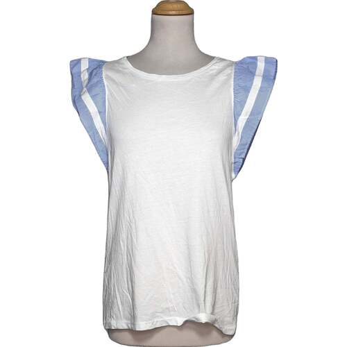 Vêtements Femme Utilisez au minimum 1 lettre majuscule Etam top manches courtes  38 - T2 - M Blanc Blanc