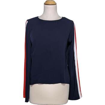Vêtements Femme T-shirts & Polos Zara top manches longues  34 - T0 - XS Bleu Bleu