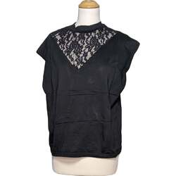 Vêtements Femme Pulls & Gilets Mango top manches courtes  38 - T2 - M Noir Noir