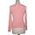Vêtements Femme T-shirts & Polos Bershka top manches longues  38 - T2 - M Rose Rose