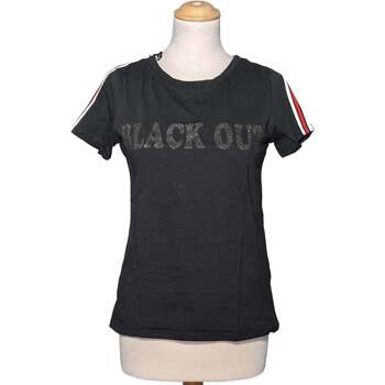 Vêtements Femme Serviettes de plage Camaieu top manches courtes  36 - T1 - S Noir Noir