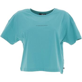 Vêtements Fille T-shirts manches courtes Le Temps des Cerises Vinagi tropical mc tee girl Vert