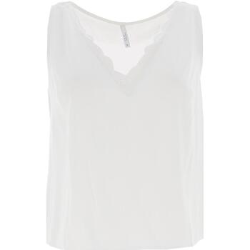 Vêtements Femme Débardeurs / T-shirts sans manche Tiffosi Cosmopolitan blanc top Blanc