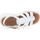 Chaussures Femme Sandales et Nu-pieds Besaces / Sacs bandoulière Sandales / nu-pieds Femme Blanc Blanc
