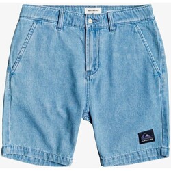 Vêtements Garçon Shorts / Bermudas Quiksilver Junior - Bermuda en jean - bleu clair Autres
