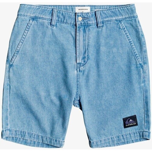 Vêtements Garçon Jeans Quiksilver Junior - Bermuda en jean - bleu clair Autres