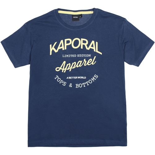 Vêtements Garçon T-shirts manches courtes Kaporal Tee Shirt Garçon manches courtes Bleu