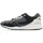 Chaussures Layla Sneakers In Black Leather And Fabric Lcs R1000 Denim Noir