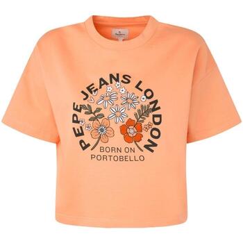 Vêtements Femme T-shirts manches courtes Pepe jeans  Orange