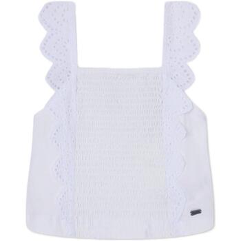 Vêtements Fille Weekday Body High shorts in peralta blue Pepe jeans  Blanc