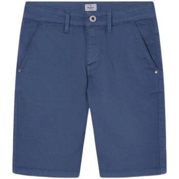 Vêtements Garçon Shorts / Bermudas Pepe JEANS lace  Bleu