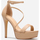 Chaussures Femme Sandales et Nu-pieds La Modeuse 65658_P151881 Beige